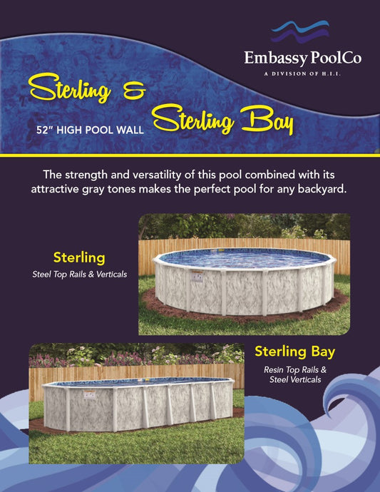 Ultimate Pool Package 30' Sterling Above Ground Swimming Pool