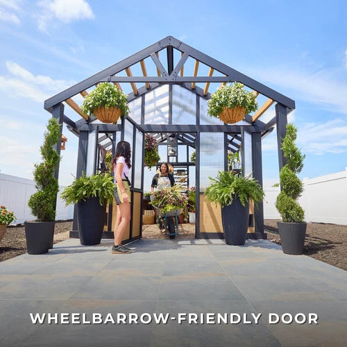 14×12 Larkspur Maintenance-Free Metal Greenhouse — Professionally Installed  $13,500 PROFESSIONALLY INSTALLED