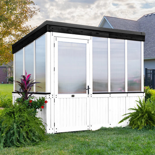 9×6 Willow Cedar Greenhouse — Professionally Installed