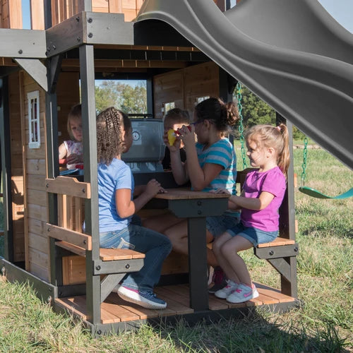 Canyon Creek Wooden Swing Set — Professionally Installed