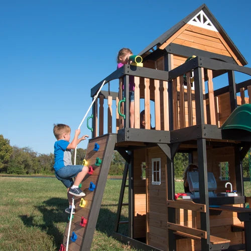 Canyon Creek Wooden Swing Set — Professionally Installed