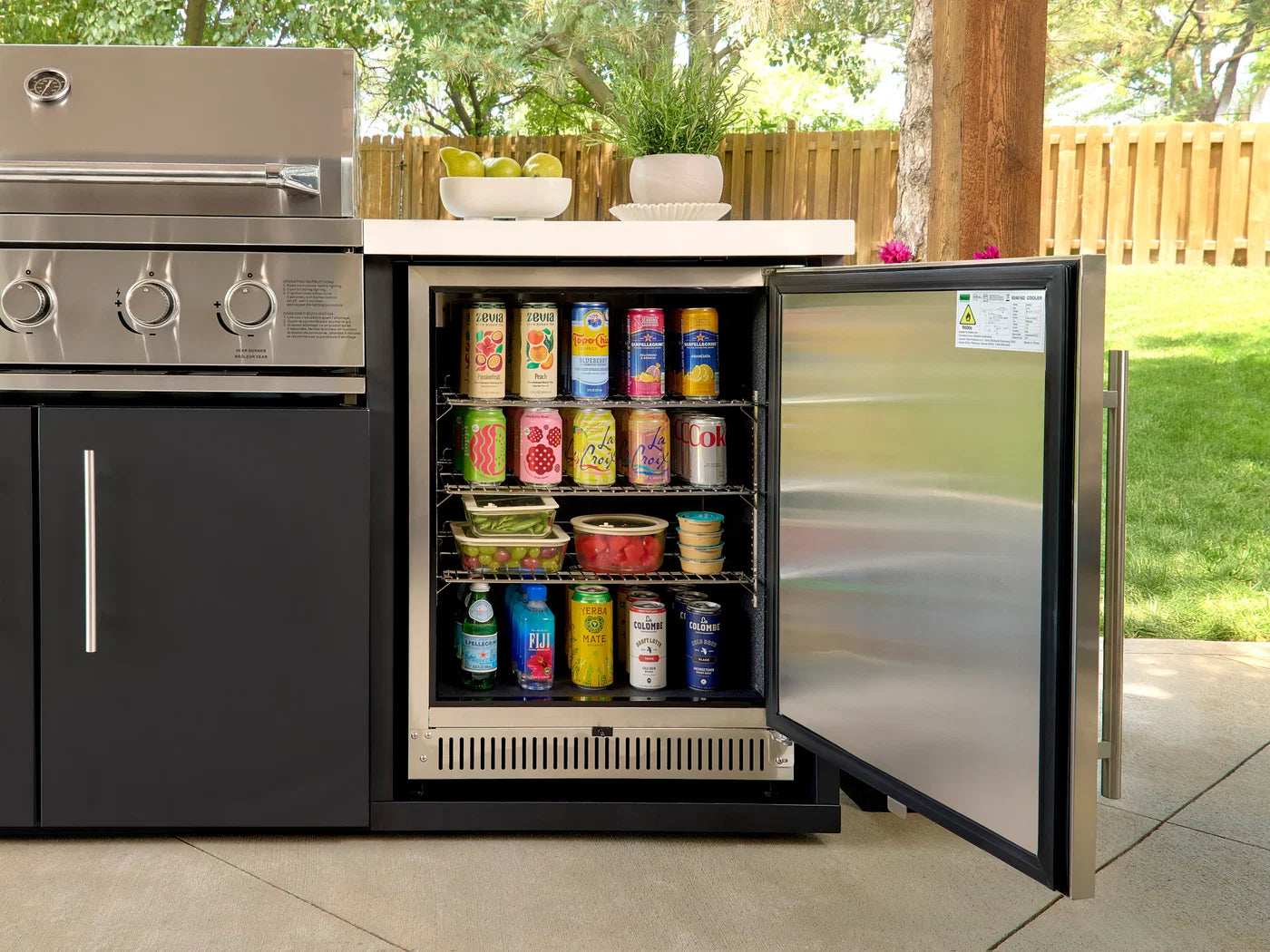 Emory 9' Outdoor Kitchen with Built-In Appliance — Professionally Installed