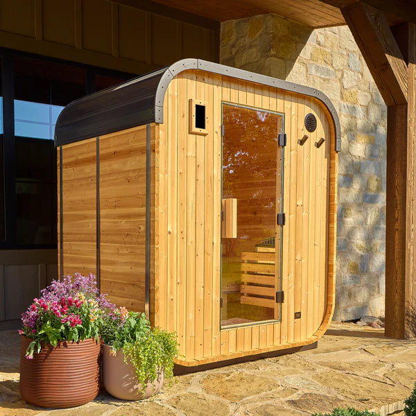 Lennon 2–4 Person Outdoor Cube Sauna — Professionally Installed