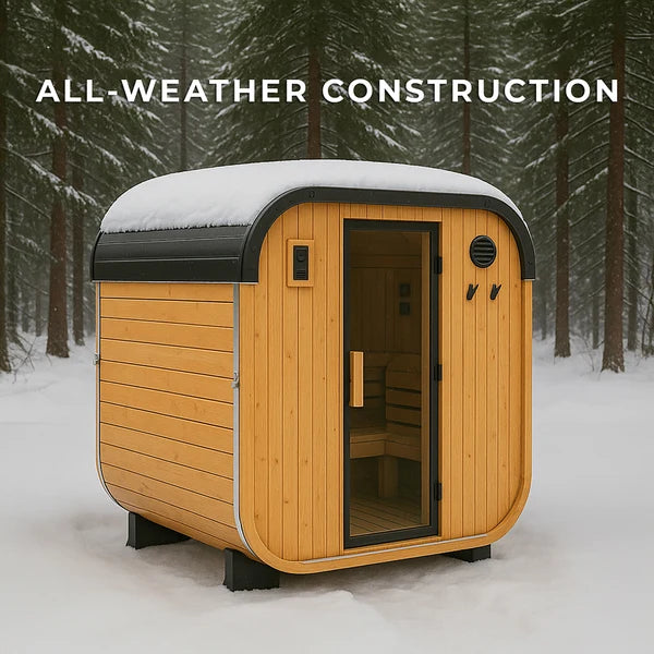 Lennon 2–4 Person Outdoor Cube Sauna — Professionally Installed