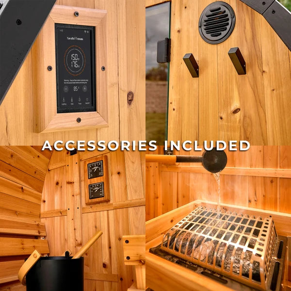Lennon 2–4 Person Outdoor Cube Sauna — Professionally Installed