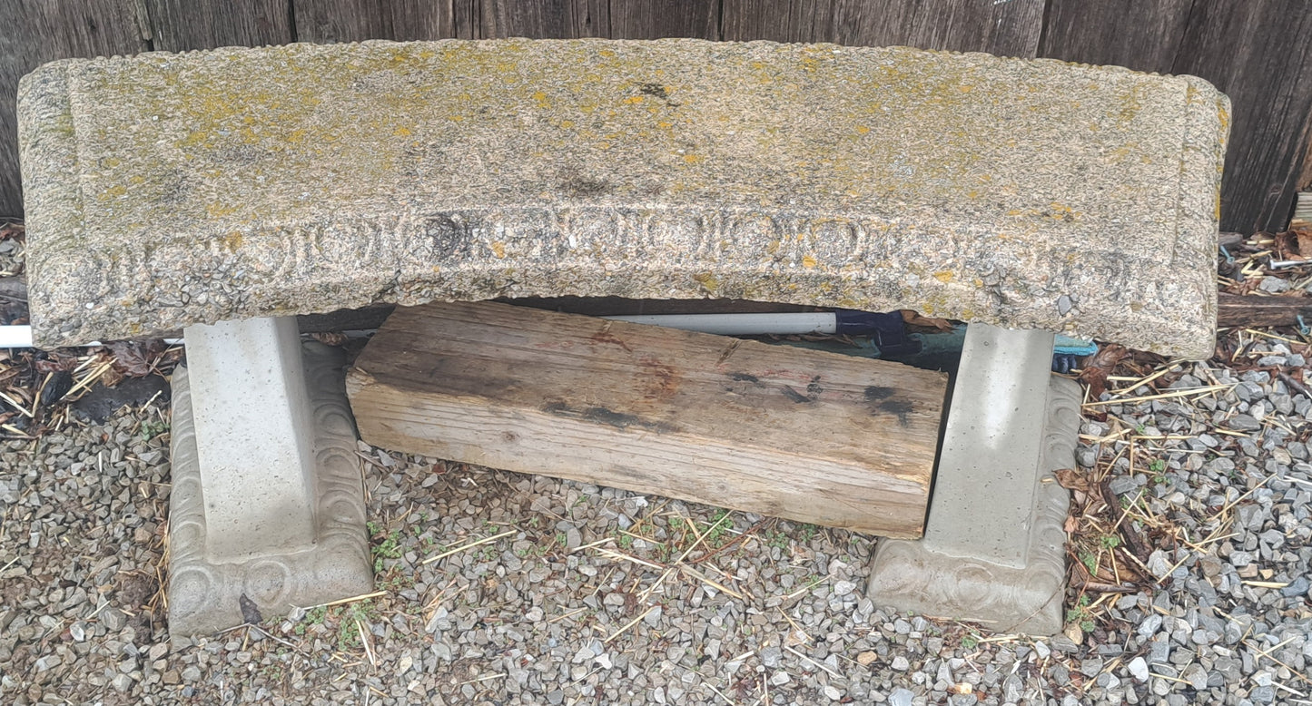 Locally custom poured concrete planters, benches, and pavers