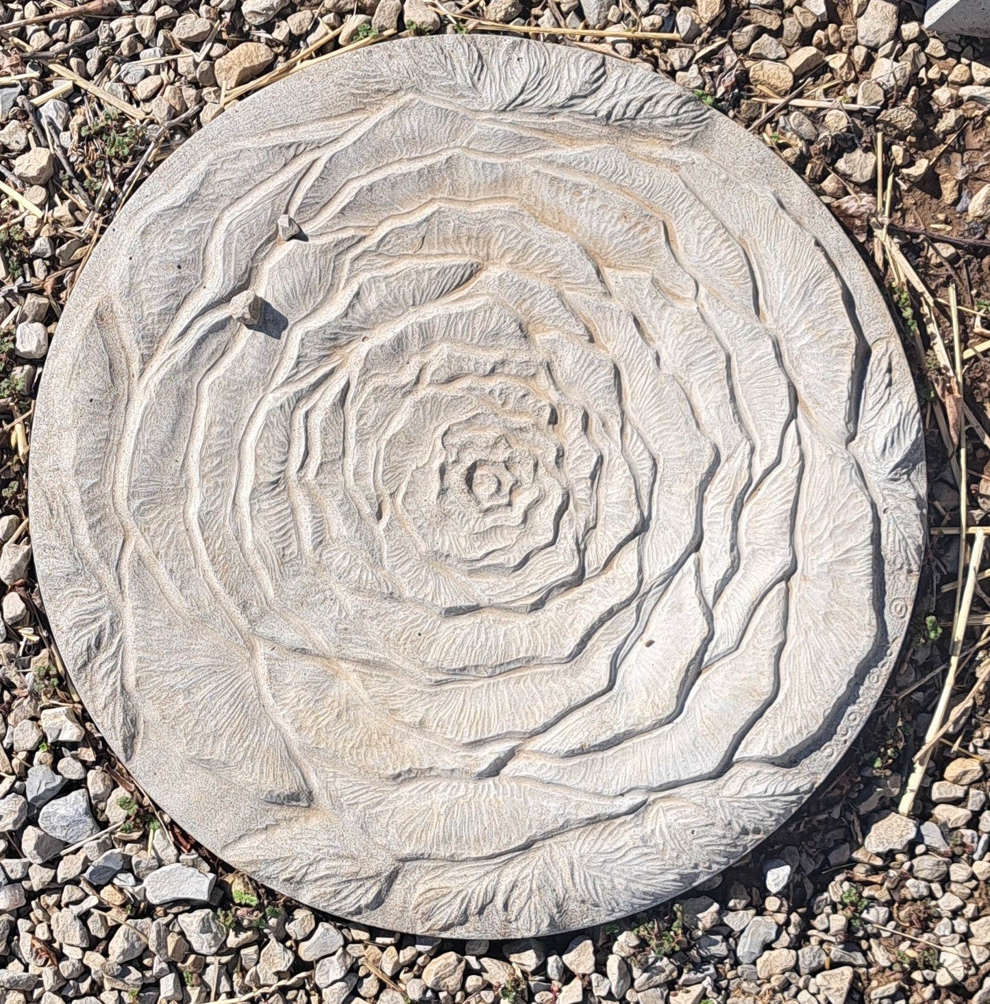 Locally custom poured concrete planters, benches, and pavers