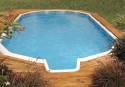 Load image into Gallery viewer, Whispering Wind II In-Step Pool.  For the feel of a below ground pool without the cost!