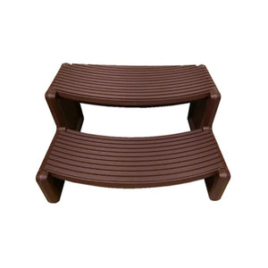 Hot tub spa Steps, Confer Handi-Step 2, 27"Wide Espresso