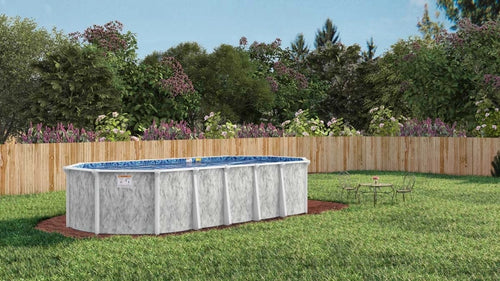 Ultimate Pool Package  Oval 16x32' Sterling Above Ground Swimming Pool